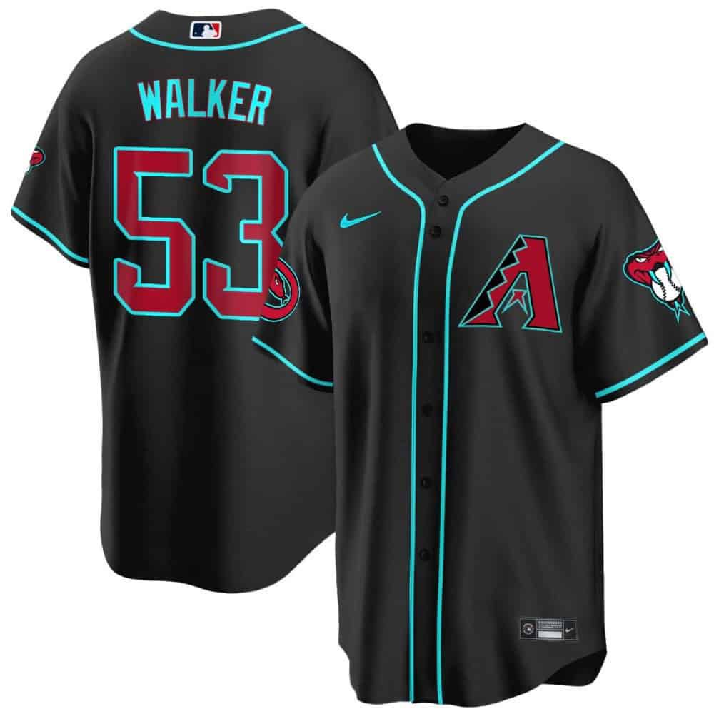 Men Arizona Diamondback #53 Walker Black 2024 Nike Cool Base MLB Jersey